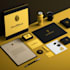 design professional modern logo business card and letterhead