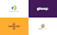 design minimalist flat and icon logo design
