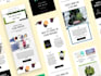 design a professional HTML email template or newsletter