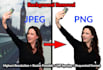 convert low resolution picture to high resolution