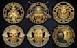 design luxury badge logo, emblem, mascot