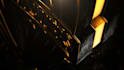 create 3d dark gold logo animation