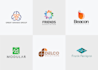 design modern minimalist vector business logo