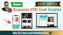 create responsive HTML email newsletter template