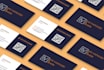 do unique minimalist, smart business card design for you