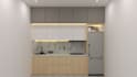 design and render realistic modern kitchen and cabinetry