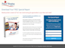 design responsive HTML landing page