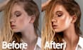do photoshop editing and high end retouch