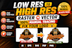 convert logo to vector and trace vector , vector graphics