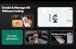develop augmented reality apps or webar with admin panel
