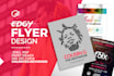 design flyer, bifold, trifold, postcard, brochure for you
