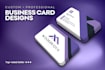 create a professional custom business card design