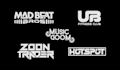 design dj band, text, minimalist business logo design