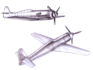 create aircraft illustrations from blueprints