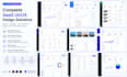 create a complete saas CRM, erp, cms UI UX design prototype