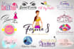 create a beautiful  custom logo for you
