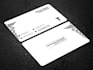 make your double sided minimalist business card