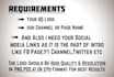 do neon light intro, outro for your youtube channel