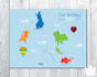 create an amazing travel map illustration