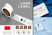 design custom clothing labels, hang tags and care labels