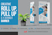 do elegant roll up banners and bill boards
