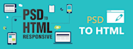 convert psd, figma, dx, image, pdf to responsive html