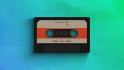 create classic audio  cassette visualizer for your music