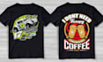 do trendy custom graphic t shirt design in 24 hours