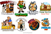 design animal cartoon logo and mascot