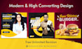 design premium facebook or instagram posts ad images