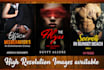 design quality book cover for createspace, and ingram spark