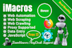 do web scraping data mining automation with python selenium puppeteer nodejs