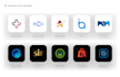design mobile app icons and website icons
