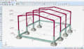 make structural drawing  3d and 2d in tekla structures