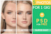 do photo retouching background remove