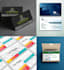 design business cards with stationery set