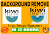 make transparent logo, png or white background right now