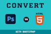convert figma  to front end development