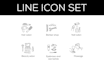 design line icon set