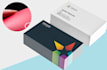 design business card and create modern
