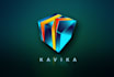 design brainkiller 3d and business logo