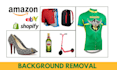 do bulk photo background removal, crop resize for amazon brands or photographer