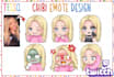 create and design twitch emotes and overlay
