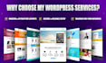 create, design, develop and redesign your wordpress website