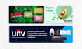 design website banners and website sliders