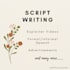 write a professional video script