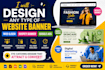 design website banner, web slider, shopify banner,social media ads