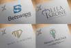 design gym, fitness, real estate, realtor, construction logo