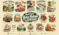 create custom streetwear vintage retro design for business