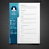 do eye catching infographic resume cv design